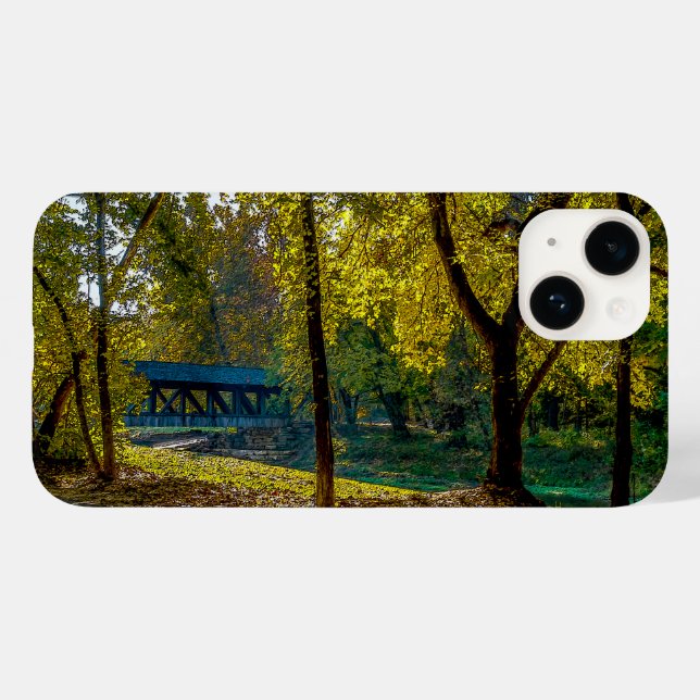 Serene Autumn Walk Painterly Case-Mate iPhone Case (Back (Horizontal))