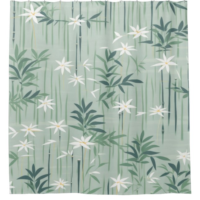 Serene Bamboo Blossom Asian  (4) (Front)