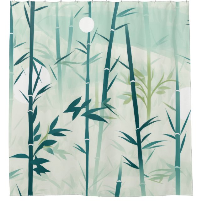 Serene Bamboo Blossom Asian  (5) (Front)