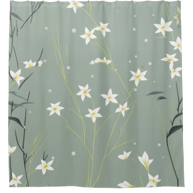Serene Bamboo Blossom Asian  (8) (Front)