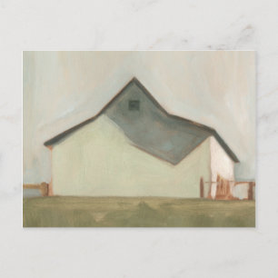 Serene Barn - Off-White Postcard