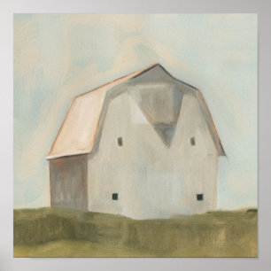 Serene Barn Poster
