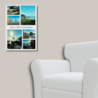 Serene Beach Vacation Photos Collage