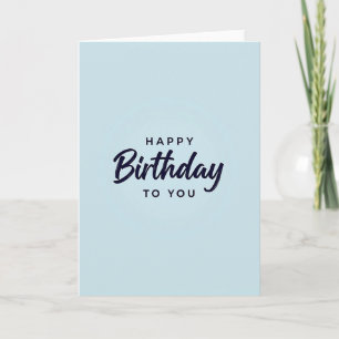 Serene Birthday Card