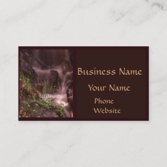 Serene Brook Business Card (Front)