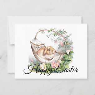 Serene Bunny Retreat  Postcard