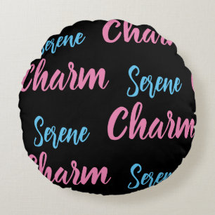 Serene Charm Round Coussin