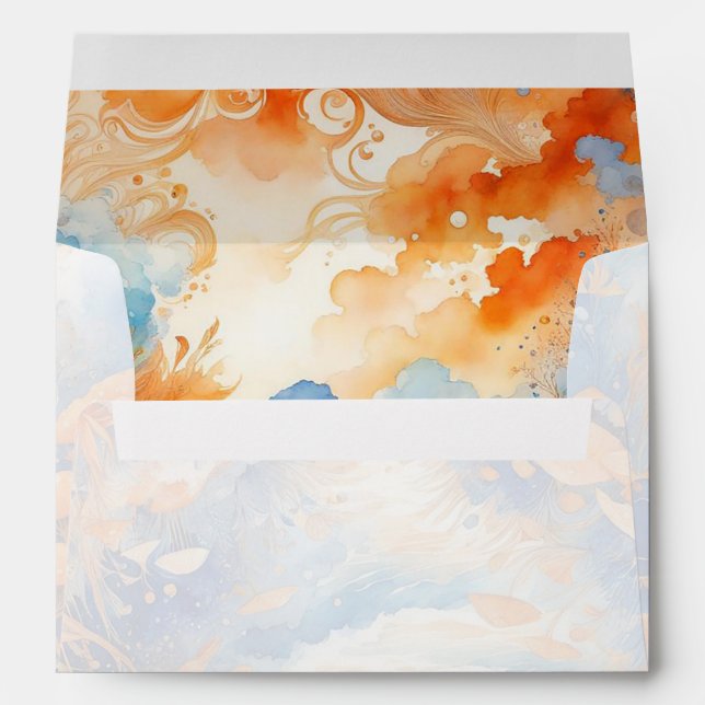 Serene Coast Fantasy Envelope (Back (Bottom))