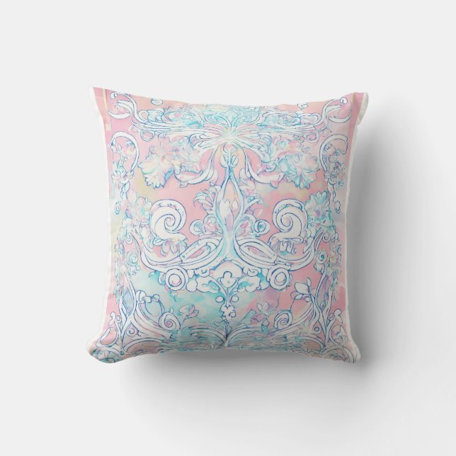 "Serene Comfort Pillow" Throw Pillow (Front)