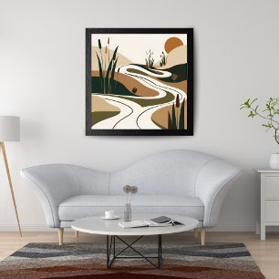 Serene Desert River Photo Print