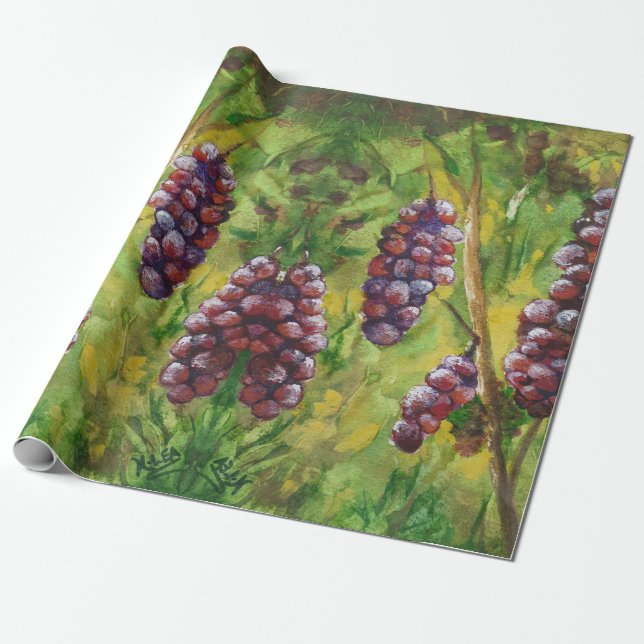 Serene Elegant Tranquil Joyful Uplifting Versatile Wrapping Paper (Unrolled)