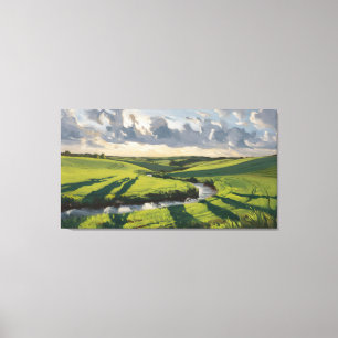 Serene Fields Canvas Print