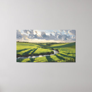Serene Fields Canvas Print