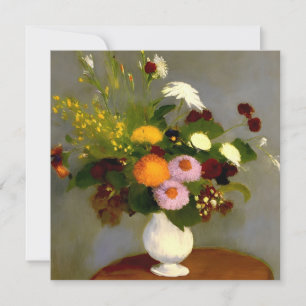 Serene Floral Still Life Print Invitation