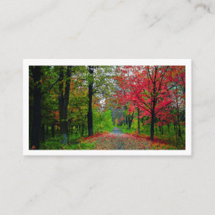 Serene Forest Business Card Professional Branding