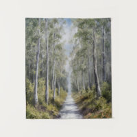 Serene Forest Path – Tranquil Nature Landscape Art