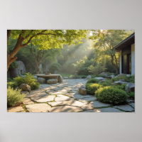 Serene Garden Wellness Candle Light Zen Vibes Calm