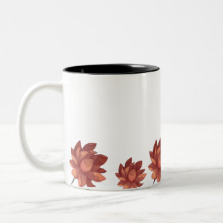 Serene Girl & Pink Lotus Flower Mug