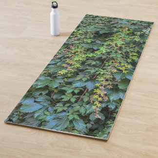 Serene Green Ivy Wall Hanging Vines Plant Leaves Yoga Mat