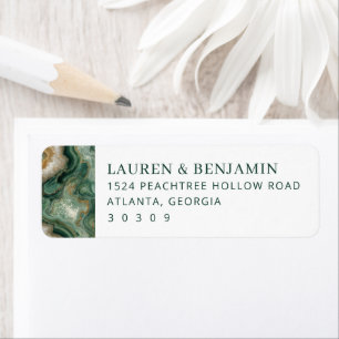 Serene Green Marbled Elegancy
