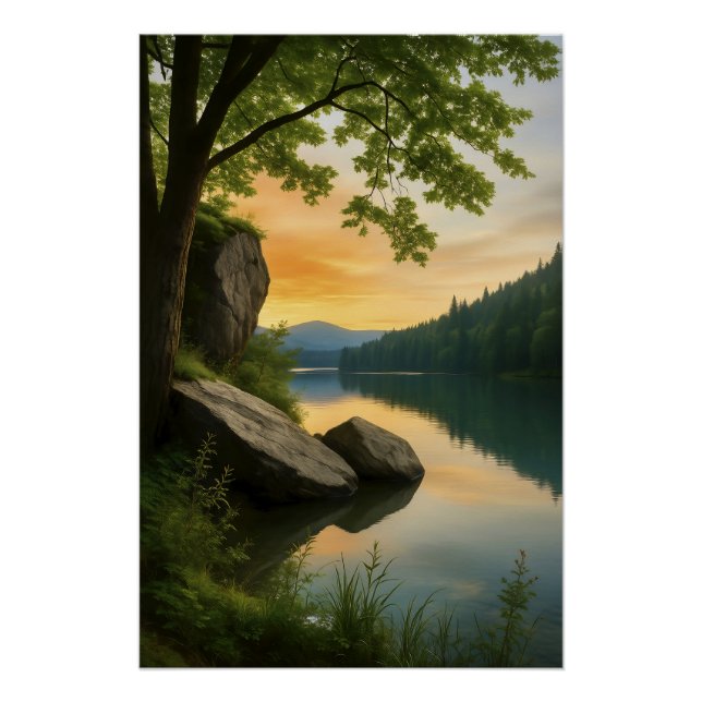 Serene Horizon Poster (Front)