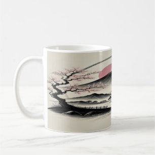 Serene Japanese Landscape  Coffee Mug