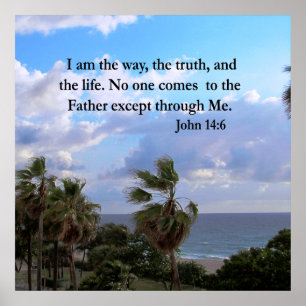 SERENE JOHN 14:6 PHOTO DESIGN POSTER