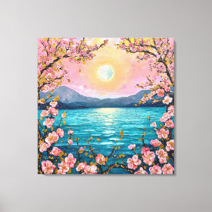Serene landscape canvas print