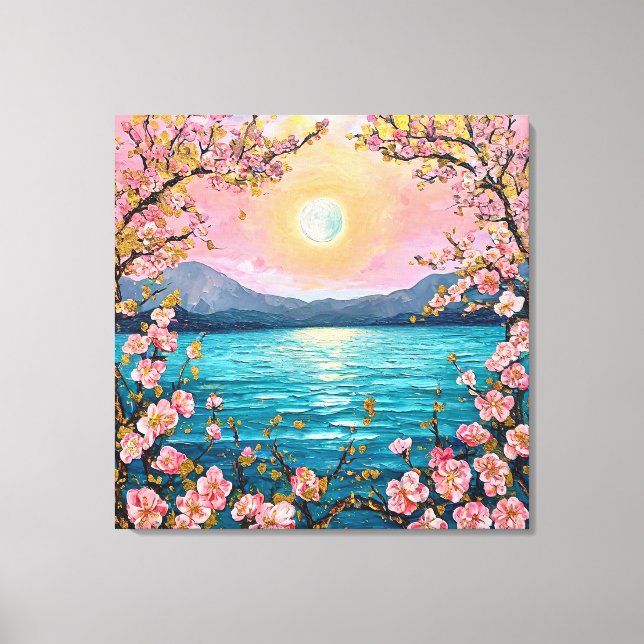 Serene landscape canvas print (Front)
