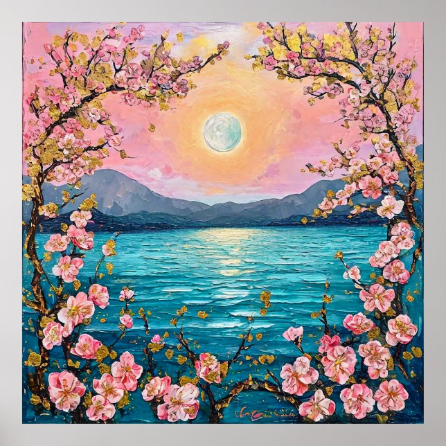 Serene landscape poster (Front)