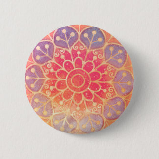 Serene Mandala 2 Inch Round Button