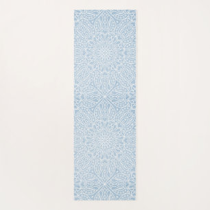 Serene Mandala Blue Yoga Mat