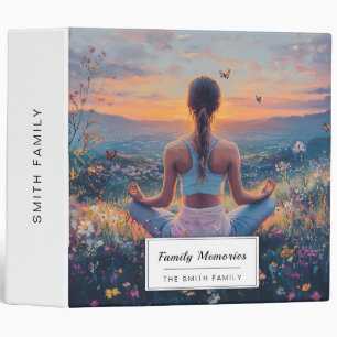 Serene Meditation at Sunrise (4) Binder