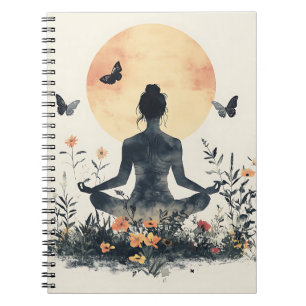Serene Meditation at Sunrise (8) Notebook