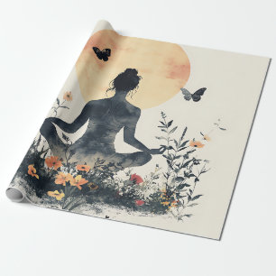 Serene Meditation at Sunrise (8) Wrapping Paper