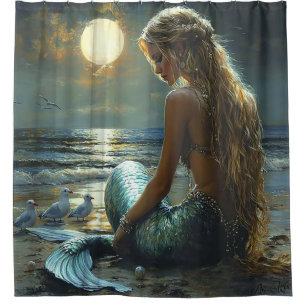 Serene Mermaid Sunset