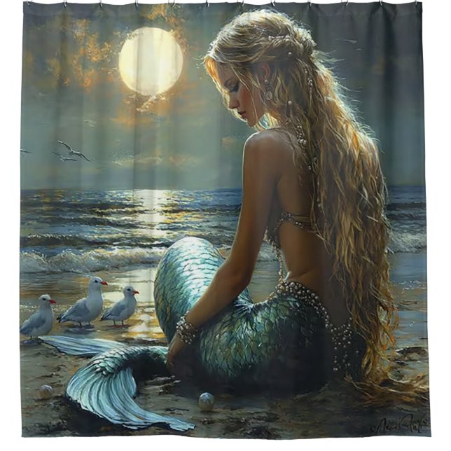 Serene Mermaid Sunset (Front)