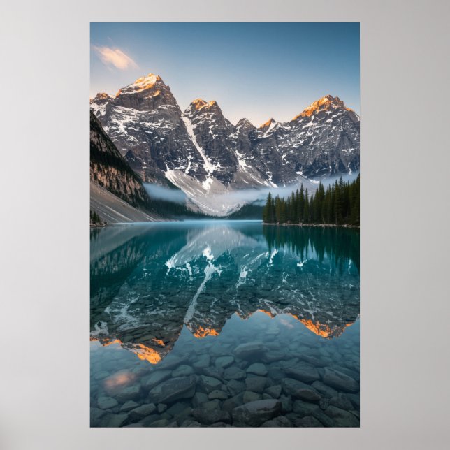 Serene Nature Landscape Photography Poster (Front)
