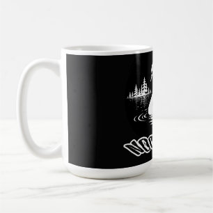 Serene Nocturne Swan Lake Aesthetic Pop Art Coffee Mug