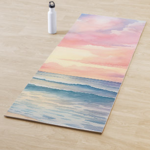 Serene Ocean Sunrise Yoga Mat
