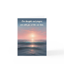 Serene Ocean Sympathy Card