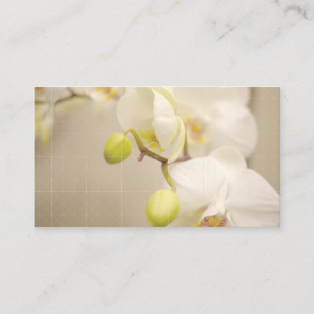 Serene Orchids  Business Card (Front)