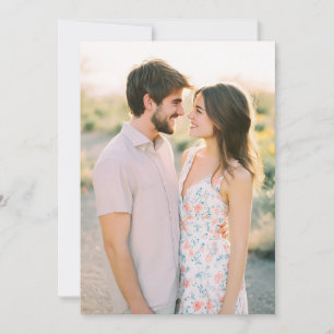 Serene Pastel Floral Photo Invitation