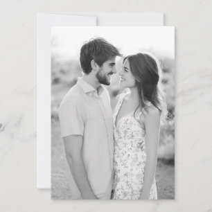 Serene Pastel Floral Photo Invitation