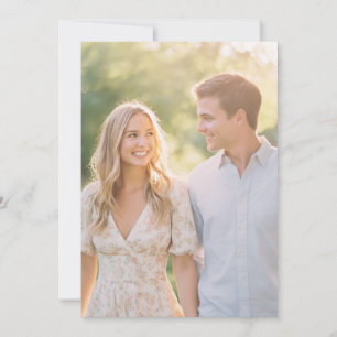 Serene Pastel Floral Photo Invitation