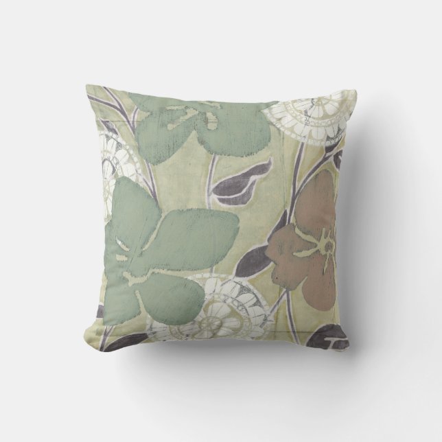 Serene Pastels II Throw Pillow (Front)