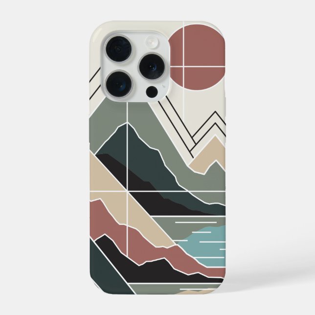 Serene Peaks iPhone Case (Back)