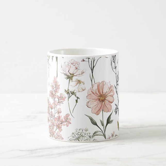 Serene Petals Coffee Mug (Center)