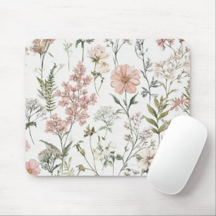 Serene Petals Mouse Pad
