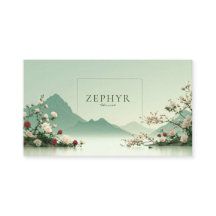 Serene Pink Rose Misty Mountain Lake Landscape